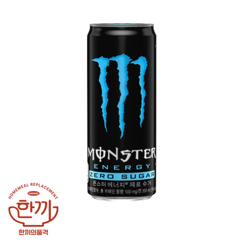 몬스터에너지-제로슈거(뚱)355ml캔(코카)