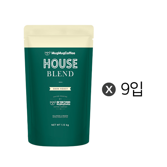 (박스)원두-머그머그 하우스블렌딩(1.13kg)